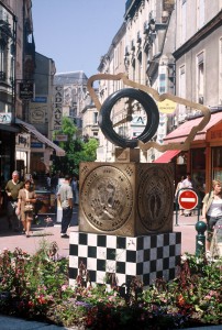 Le Mans-24 Heures-Memorial in der Innenstadt 