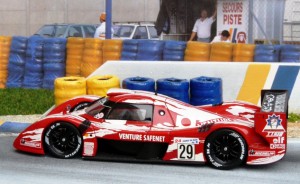 Bis Sonntagmittag in Führung: Toyota GT-One Nr. 29 (Boutsen-Kelleners-Lees), Modell: Onyx (Vitesse)