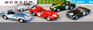 Sportwagen des Jahres 1958 und Modelle in 1:43: