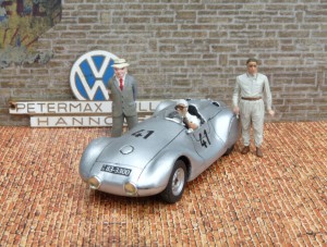 Petermax Müller VW Spezial, Eigenbau des Fahrzeugs von 1949 in 1:43 von Louis Models (Einzelstück)