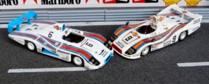 Zweite Plätze in Le Mans Porsche 936/78 (Le Mans 1978, Minichamps), Porsche 908-80 Joest (Le Mans 1980, Minichamps)