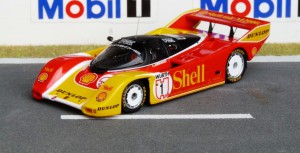 Porsche 962C, Nürnberg 1988 (Supercup), 2. Platz, H.-J. Stuck, Modell: Spark