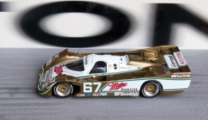 Sieg in Daytona 1989: Porsche 962 IMSA (Modell: Spark), Copiloten: John Andretti und Bob Wollek