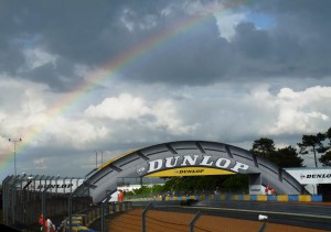 Le Mans 2013 - Dunlop- und Regenbogen