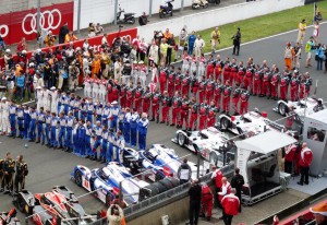 Le Mans 2013, Samstag 14.30 Die Teams präsentieren sich