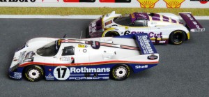 Le Mans 1987: Sieger Stuck, Bell und Holbert mit dem 962C (Modell: Starter)