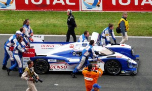 Auf dem Weg zur Startaufstellung: Toyota TS 030