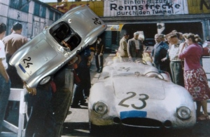 Borgward 1500 RS am Nürburgring 1958 (1000 km Rennen)