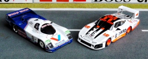 Porsche 962 IMSA Daytona 1985, Porsche 935L Daytona 1983 - Siege des Preston Henn Teams in Daytona (beide Modelle von Spark)